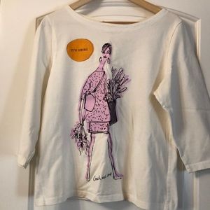 Coach Blouse - It’s Spring! Sz L